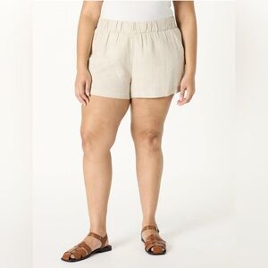 The Drop Women's Standard Essie Linen Pull on Mini Short